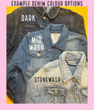 Kindness personalised denim jacket // Custom name gift for kids, christmas present girl, it’s cool to be kind, xmas girls outfit